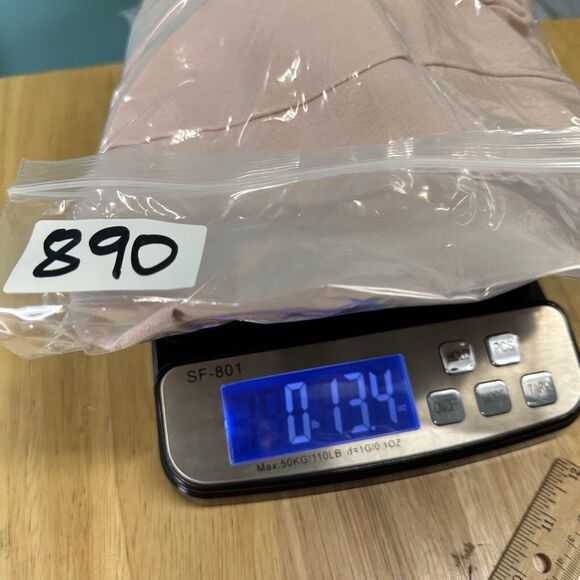 Chelsea28 Nordstrom One Shoulder Midi Dress Womens XS Midi Mauve Pink Formal NEW - Picture 9 of 9